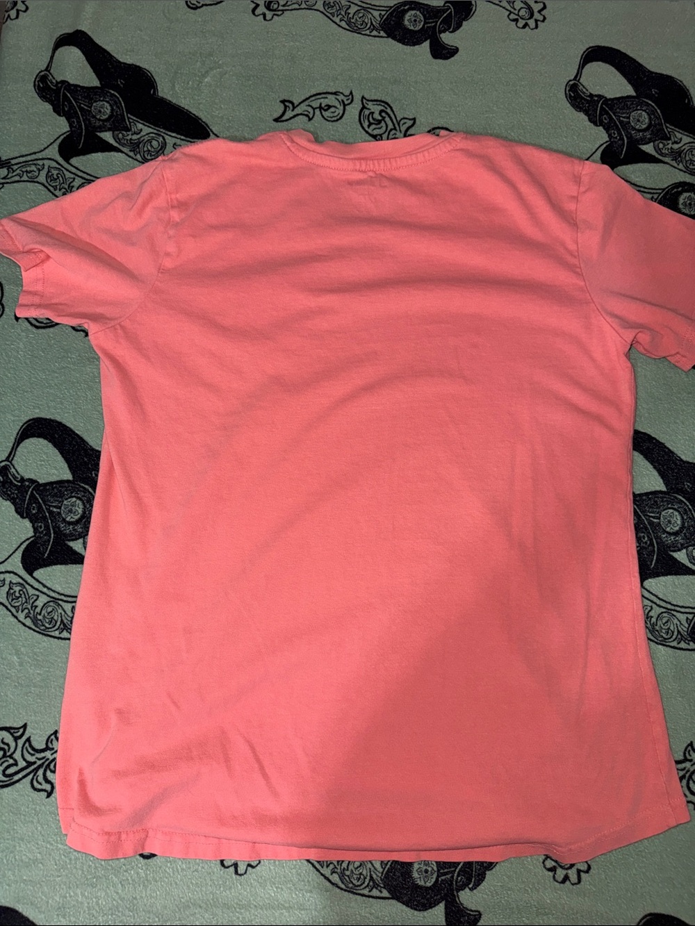 Ariat Coral V-Neck & Aqua Crew Short-Sleeve Pocket Tees - Picture 5 of 11